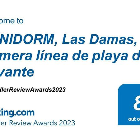 Benidorm, Las Damas, Primera Linea De Playa De Levante Zewnętrze zdjęcie